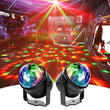 HCHWE USB Mini Magic Ball Family Party LED Lighting Carrying Holder Car Disco Atmosphere UV Light Family Party Decoration Light 