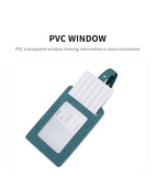 Fashionable new PU luggage tag, boarding pass for overseas travel, luggage tag, anti-loss name card, luggage tag