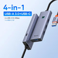 Baseus USB Hub DP 4K Dual HDMI Adapter 11 in 1 Splitter RJ45 USB 3.0 PD 100W Docking Station for MacBook Pro Air M2 M1 USB C HUB