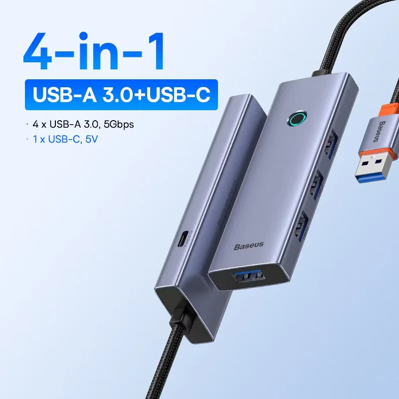 Baseus USB Hub DP 4K Dual HDMI Adapter 11 in 1 Splitter RJ45 USB 3.0 PD 100W Docking Station for MacBook Pro Air M2 M1 USB C HUB