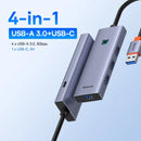 Baseus USB Hub DP 4K Dual HDMI Adapter 11 in 1 Splitter RJ45 USB 3.0 PD 100W Docking Station for MacBook Pro Air M2 M1 USB C HUB