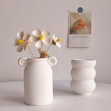 Ceramic Fired Vases, Hydroponic Dried Flower Utensils, Ornaments, Home Living Room Tables, Decorative Vases, Shaped Ceramic Vases