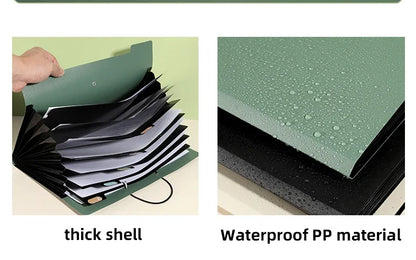 5/8/13 Layers A4 File Folder Storage Bag Test Paper Desktop Tool School Stationery Office Supplies
