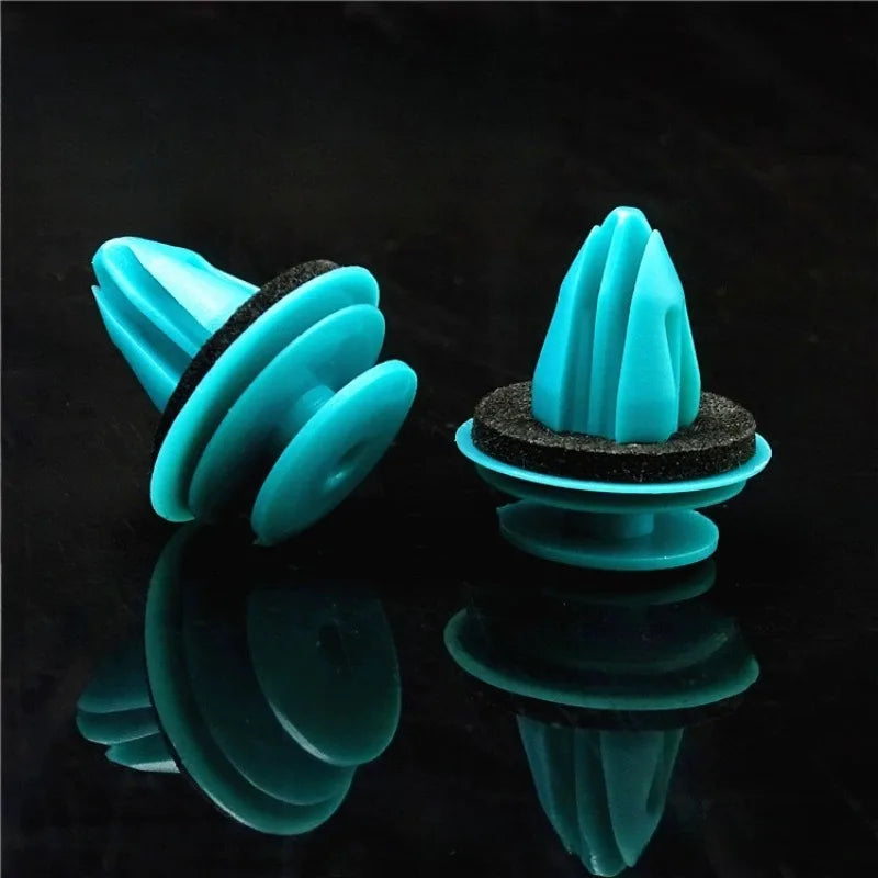 100-20PCS Auto Door Panel Clip with Seal Ring Auto Fastener Rivet Bumper Clip Retainer Car Interior Retaining Accessories