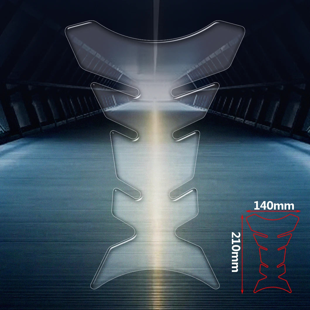 Transparent Resin Tank Pad Protector Universal for Motorbike for Kawasaki Honda CBR Suzuki GSXS GSXR Yamaha etc