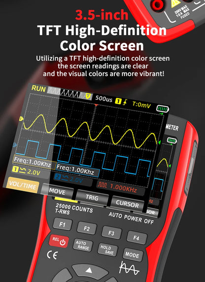 ZOYI Two-channel oscilloscope ZT-703S multifunction signal generator 3-in-1 high-precision electrician