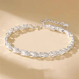 Fine 925 sterling silver Chain Stars Bracelets for women Charms fashion designer party Jewelry Holiday Wedding Gifts 