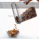 3pcs/set 2.5L/4L Grain Sealed Moisture-proof and Insect Proof Bucket Food Dispenser Kitchen Transparent Storage Box Label