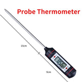 Termómetro digital inalámbrico TP700 para horno de cocina, barbacoa, parrilla, horno, temporizador de carne, ajuste manual de temperatura.