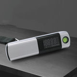 Portable Electronic Scale with Rule, Household Small 50kg Portable Mini Hook Weighing, High-Precision Luggage Weighing Device