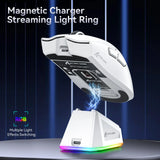 Attack Shark X11 Wireless Mouse Paw3311 22000DPI Buletooth Three Mode Rgb Charging Dock Lightweight Game E-Sports Mouse Laptop