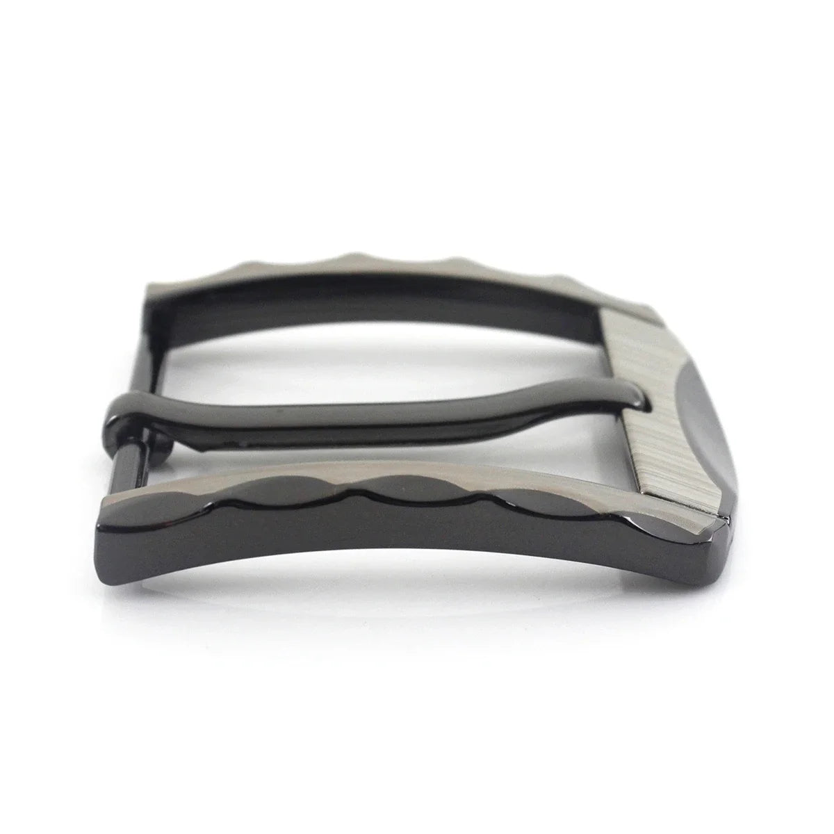 1piece 40mm Metal Belt Buckle Half Heel Bar Buckle Men's  Single Pin Buckle Leather Belt Parts Accesories DIY Fit for 36-39mm