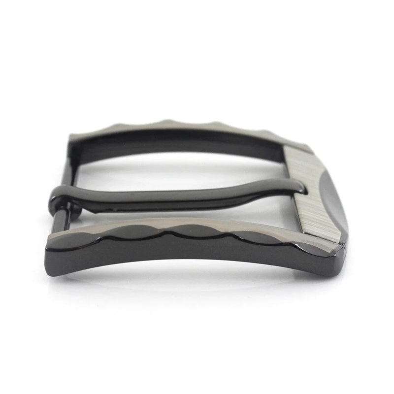 1piece 40mm Metal Belt Buckle Half Heel Bar Buckle Men's  Single Pin Buckle Leather Belt Parts Accesories DIY Fit for 36-39mm