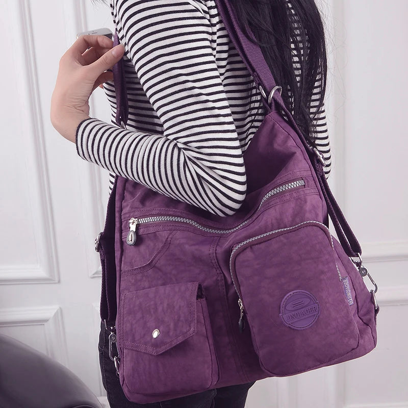 Luxury Handbags Women Bags Designer Waterproof Nylon Cloth Crossbody Bags for Women 2024 Large Capacity Lady Shoulder Bag Tote