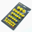 30pcs 0.8cm/1cm/1.2cm/1.4cm Motorcycle Screw Set Decorative Caps Nut Covers Motorcycle Modification Accessories for Yamaha Honda