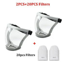 Protetor Facial Transparente, Máscara De Proteção De Trabalho, Protetor Facial, Tela Protetora, Acessórios De Cozinha, Gadgets