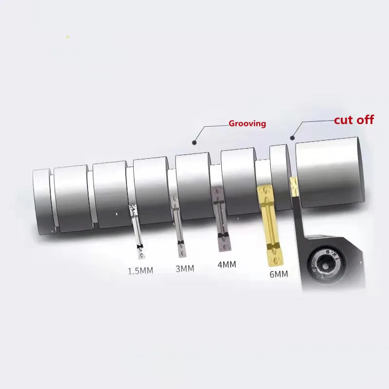 Full Series Grooving Tool Holder MGEHR1212 MGEHR1616 MGEHR2020 MGEHR2525 Carbide Grooving Insert MGMN150 MGMN200 MGMN300 MGMN400