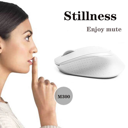 Ratón inalámbrico silencioso Logitech M330 de 1000 DPI, óptico y silencioso de 2,4 GHz con receptor USB, ideal para oficina, hogar y PC.