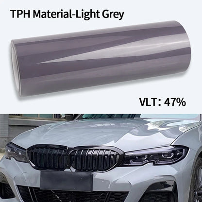 Car Headlight & Taillight & Fog Light Lamp wrap Film Smoke Black TPH PU PPF Protective Film For Car Styling Motorcycle Decorate