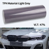 Car Headlight & Taillight & Fog Light Lamp wrap Film Smoke Black TPH PU PPF Protective Film For Car Styling Motorcycle Decorate