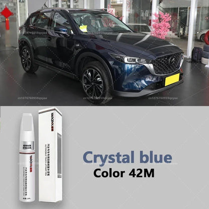 Suitable for Mazda 3, CX3, CX4, CX5, Mazda 6, Crystal Soul Dynamic Red Pearl White Clearcoat Pen, Automotive Paint Repair Set