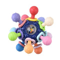 Baby Toys 0 12 Months Rotating Rattle Ball Grasping Activity Baby Development Toy Silicone Teether Sensory Toys for Babies Gifts