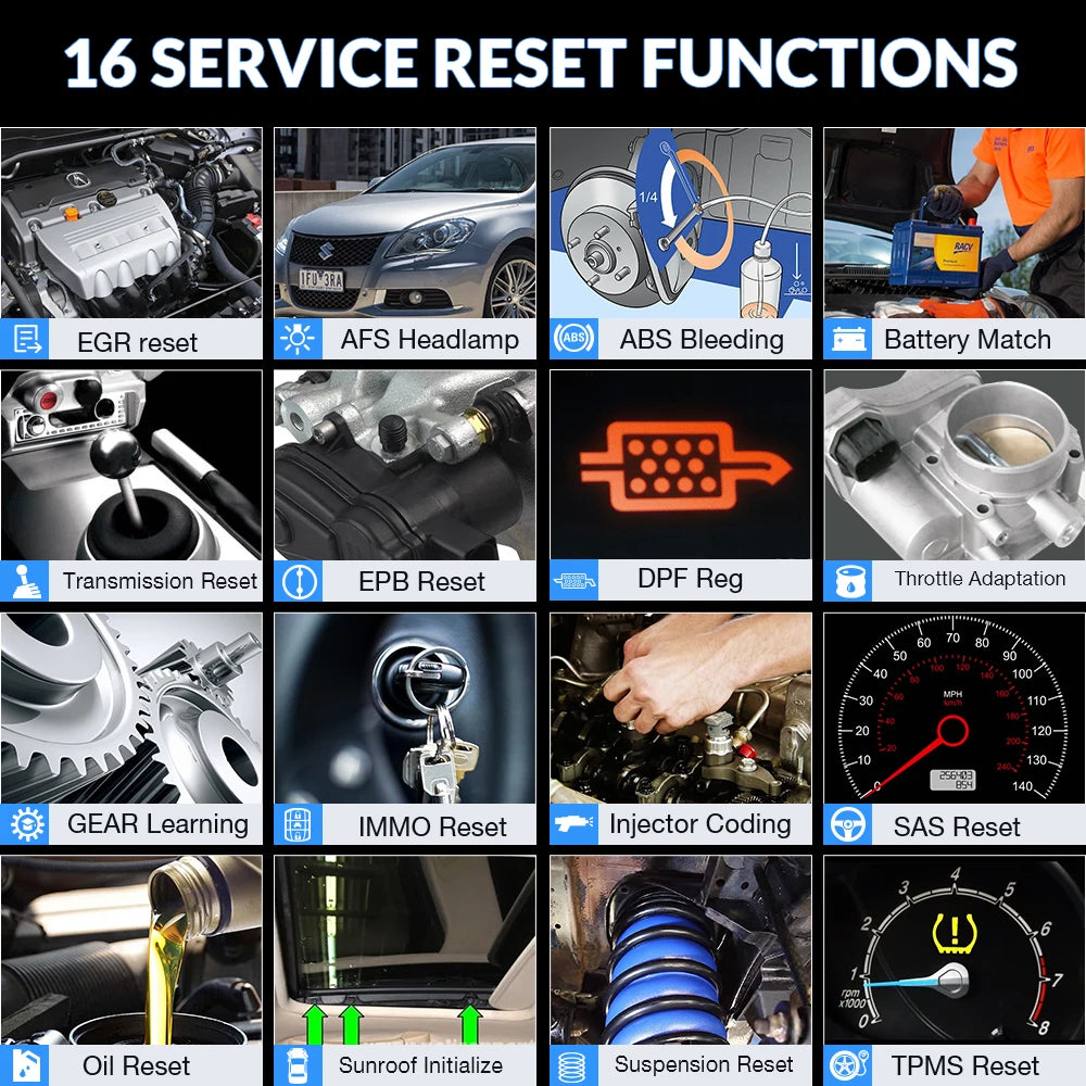 THINKCAR Thinkdiag versión caliente Sistema completo todos los autos 16 Servicio de reinicio 1 año gratuito Herramienta de escaneo de diagnóstico OBD2 Prueba activa Codificación de ECU