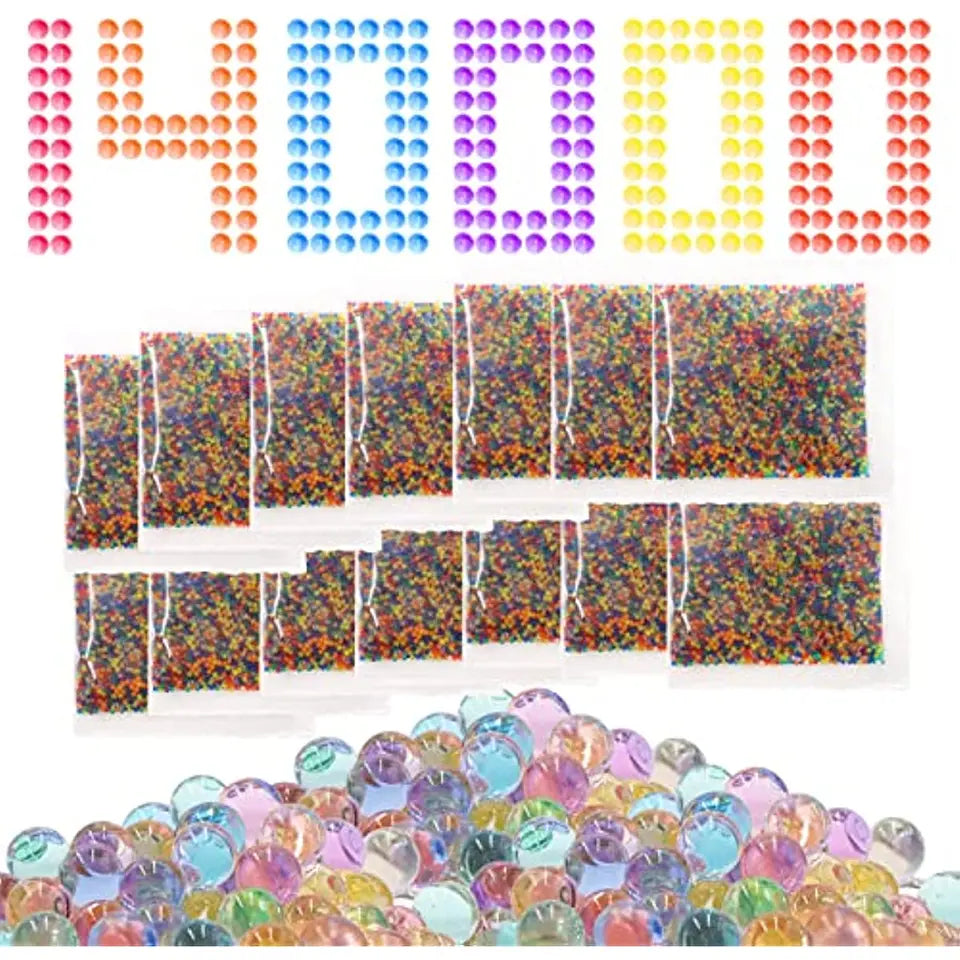 Bolas de água Recarga Beads para Gel Blaster Balas Blaster, Splatter Ball Gun Decoração para casa Brinquedo de Natal Presente