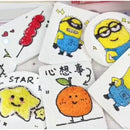 10PCS Foam Texture Painting Paper puffy Texture Paper Creative Magic 3D Art Drawing Paper for Kids DIY Painting Educational Toys