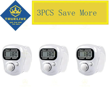 5/3/1PCS Mini Electronic Finger Counter Hand Tally Clicker Counter Ring Digital Counters Knitting Row Counter Stroke Contador