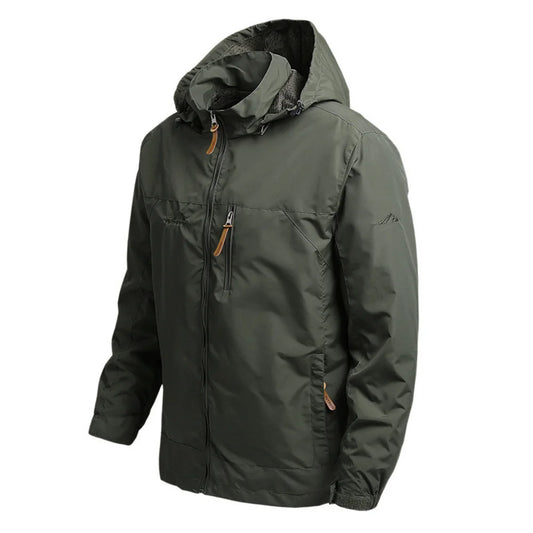 Chaqueta cortavientos de otoño para hombre, chaqueta cortavientos de gran tamaño para hombre, abrigo de primavera para hombre, chaquetas de camping para hombre, ropa de trabajo para hombre