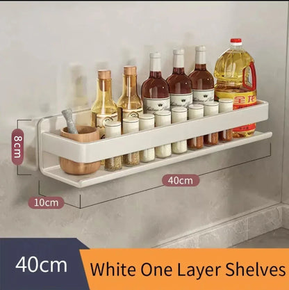 Bathroom Shelf Without Drilling Makeup Organizer Shampoo Storage Shelf Storage Rack For Kitchen Bathroom Organizer Accessorie