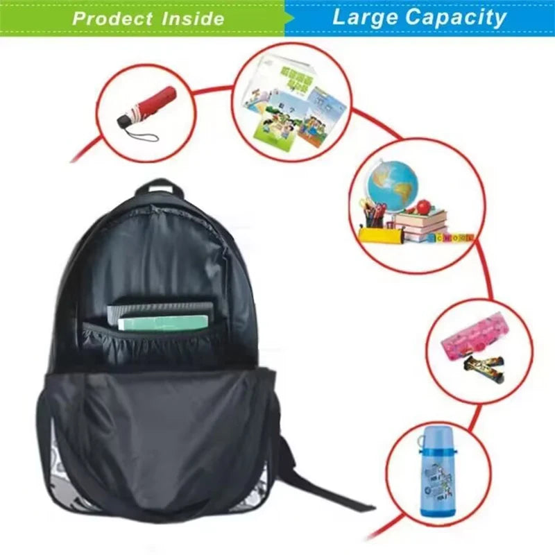Mochilas para niños de 3 piezas con dibujos animados de DEADPOOL y WOLVERINE, mochila para estudiantes, bolso de hombro, estuche para lápices, regalo perfecto para niños y niñas.