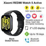 NEW Xiaomi Redmi Watch 5 Active Smart Watch, 2" LCD Display All Day Heart Rate Blood Oxygen Monitoring Bluetooth Call Smartwatch