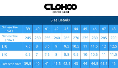 CLOHOO Men's Business Casual Shoes Handmade Layered Cowhide Rubber Bottom Leather Footwear for Office And Leisure