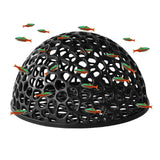 Aquarium Shrimp House Cave Mini Porous Betta House Fish Hiding Spots Shrimp Shelter Shrimp Breeding Nest for Aquatic Decor