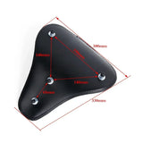 Motorcycle Universal Brown PU Solo Driver Seat Springs Bracket Mount Kit For Harley Honda Yamaha Suzuki Indian Triumph BMW ATV