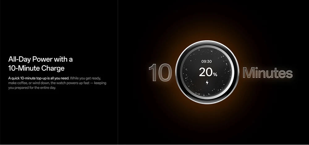 OnePlus Watch Lite SmartWatch (Versão Global), Tela de 1,46 polegadas, 59g, 10 dias de bateria confiável, Monitoramento de frequência cardíaca e oxigenação sanguínea.