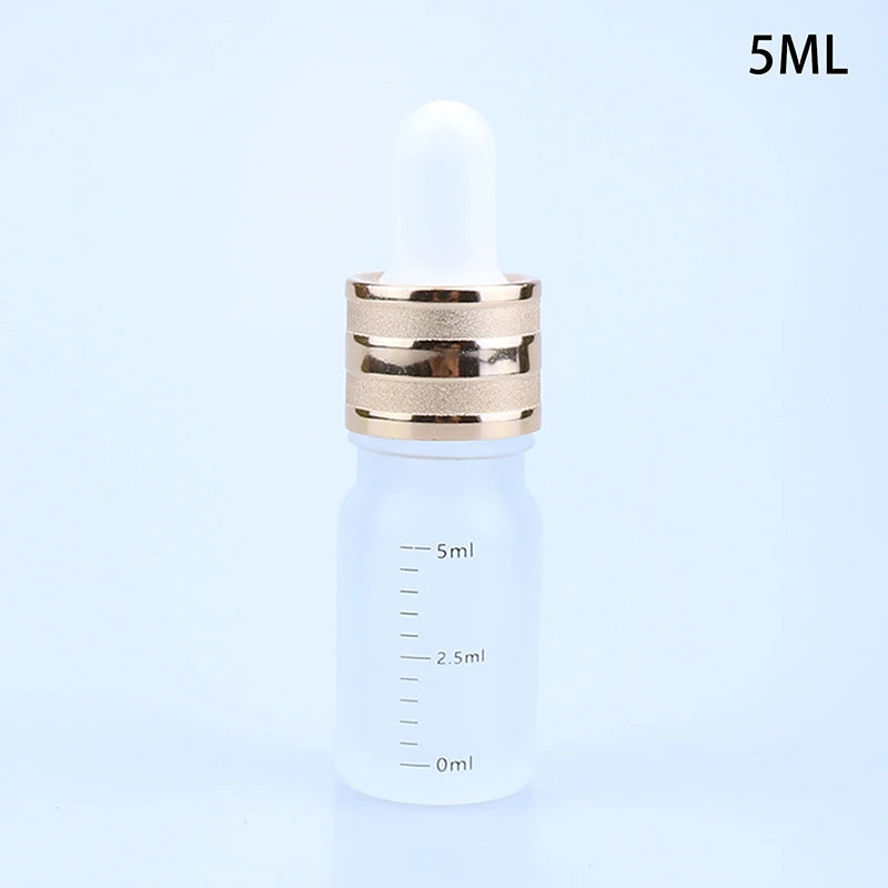 5ml-100ml Dropper Bottles With Scale Reagent Eye Drop Sanding Glass Aromatherapy Liquid Pipette Bottle Refillable Bottles Travel