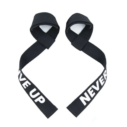 1 par de correas antideslizantes para mancuernas de gimnasio, correas para levantamiento de pesas, equipo de fitness CrossFit, muñequeras para entrenamiento de ejercicios de levantamiento.
