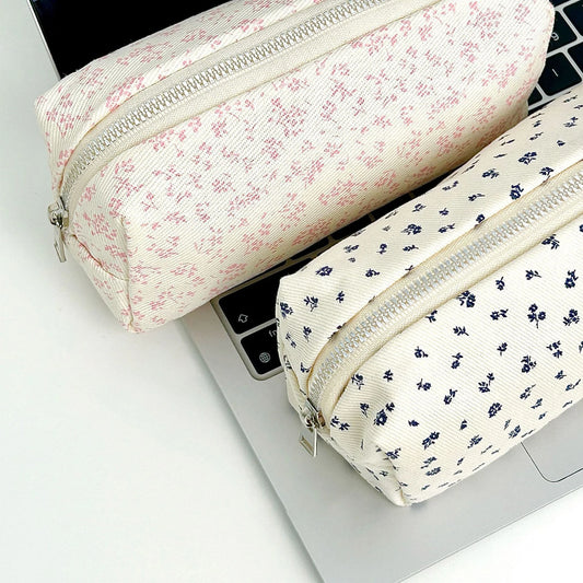 18*7*8cm Makeup Bag High-Quality Canvas Portable Storage Bag Stylish Pen Bag For Artists Portable Travel Accessories