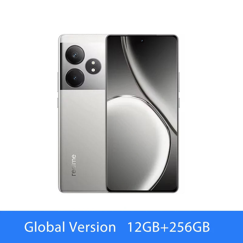 Global Version realme GT 6T 5G Smartphone 6000nit Hyper Display 120W SUPERVOOC Charge Snapdragon 7+ Gen 3 5500mAh Battery 50MP