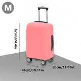 Fashion travel suitcase protective cover Luggage Protective Cover Solid Color Suitable for 18-32 Inch Suitcases.-zmt