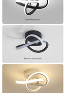 LED Strip Aisle Ceiling Lights Modern Minimalist Living Room Lamps For Balcony Entrance Staircase Home Decor Fixtures Led Luster