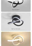 Lámparas de techo LED para pasillo, modernas y minimalistas, para sala de estar, balcón, entrada, escalera, decoración del hogar, accesorios LED brillantes.