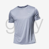 Long and Short-Sleeved T-Shirt Fitness Sports Tops Morning Running Ice Silk Quick Dry Outdoor Mountaineering Gym Clothing Men