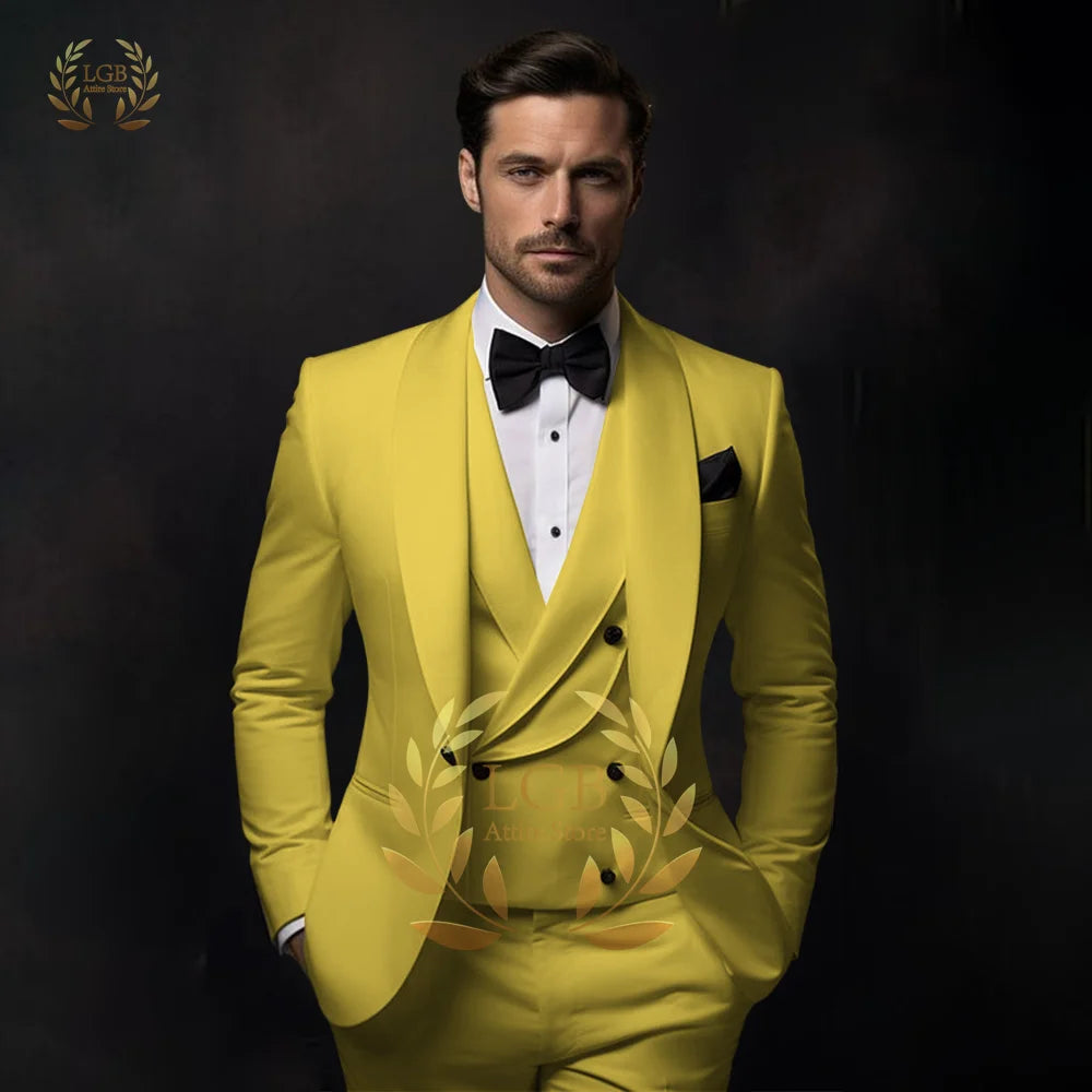 Traje blanco roto para hombre, para boda, cena, fiesta o cóctel, de 3 piezas (chaqueta, chaleco y pantalón), talla personalizada, color y vestido.