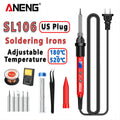 ANENG SL106 Electric Soldering Irons Adjustable Temperature Welding Solder Rework Station Heat Pencil Tip Repair Tools 110V/220V