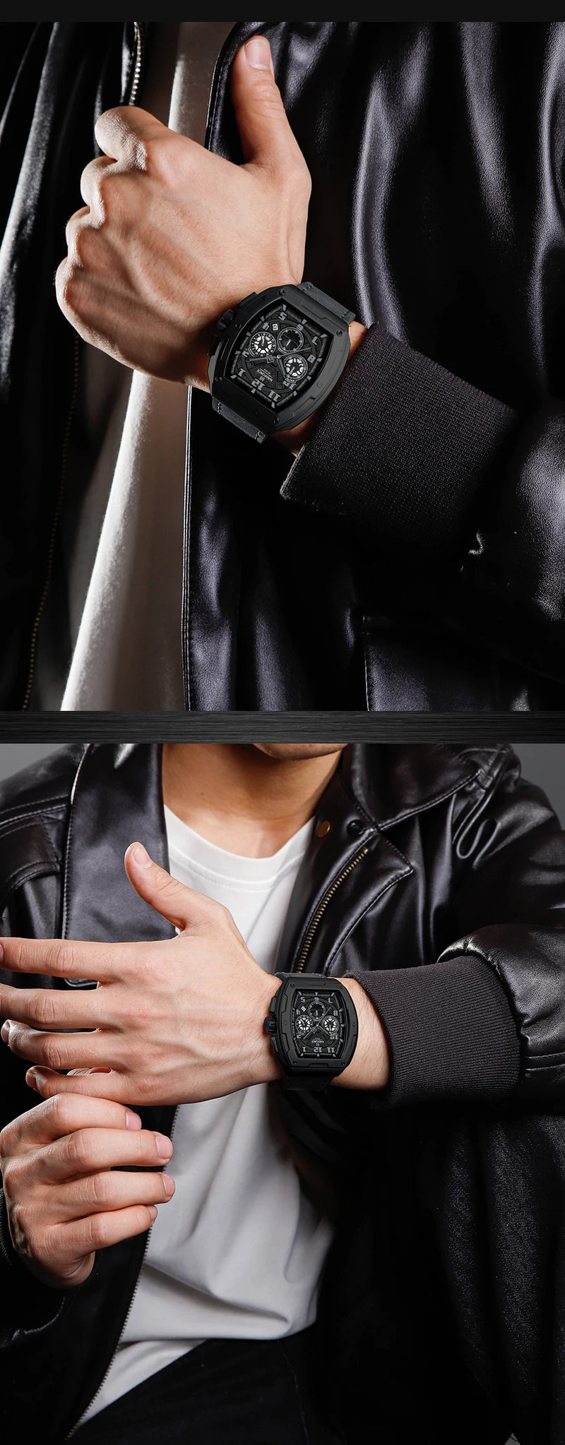 NAVIFORCE Luxury Brand Men Sports Watch Quartz 24 Hours Chronograph Waterproof Male Wristwatches Date Display Clock Reloj Hombre