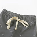 2025 Summer Baby Boys Swimsuit Long Sleeves One Piece Swimwear for Kids Toddler Cartoon UPF50+ Rash Guards Infant Bathing Sui